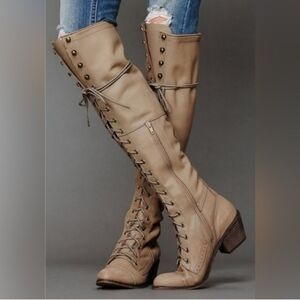 Free People Jeffrey Campbell Taupe Boots